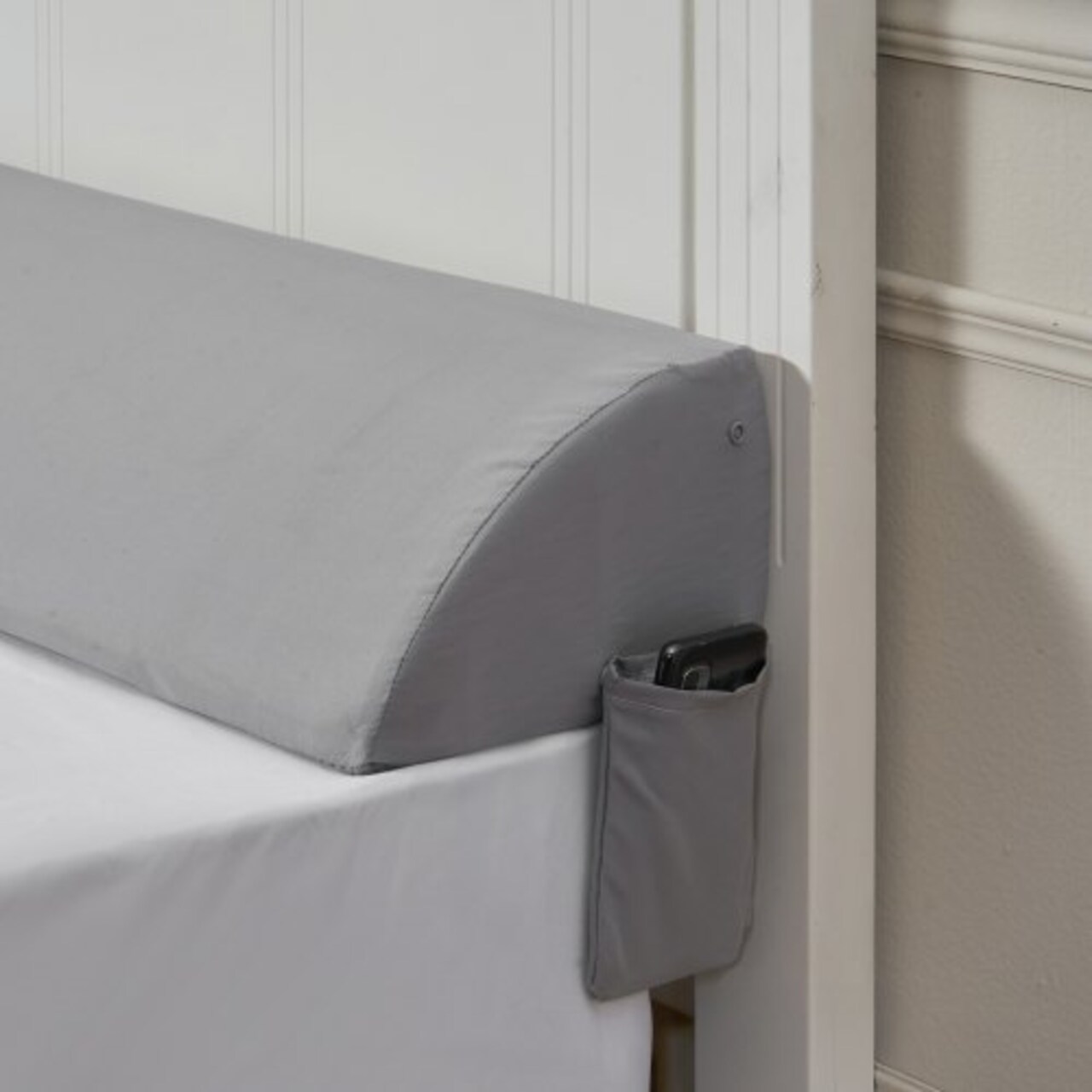 Bed Gap Filler Pillow 0-5 Inch Mattress Gap Wedge 76in Foam Headboard Cushion